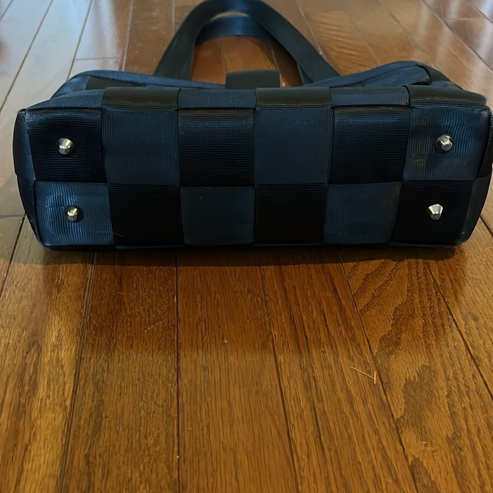Harveys X Mercedes | Original Seatbelt Purse 14X8 Black 90s - Picture 5 of 9